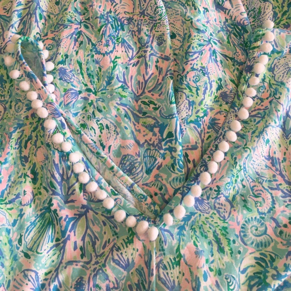 NWT Lilly Pulitzer Camilla V neck ruffle swing dress Large - Picture 7 of 9